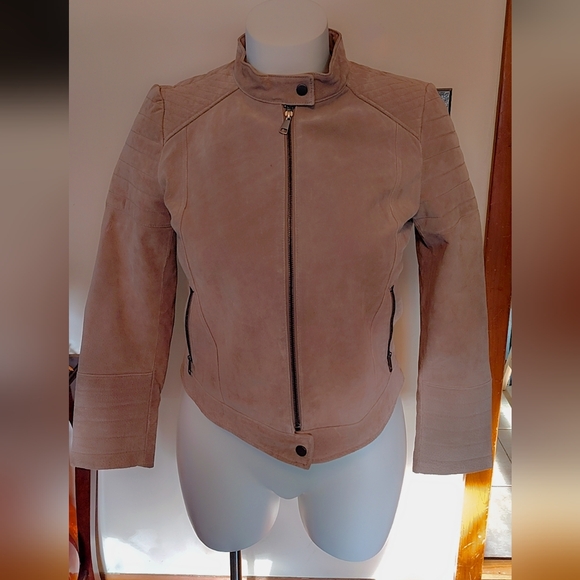 Women's Tan Genuine Leather Jacket 🤎 - Picture 4 of 11